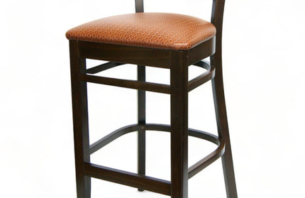 AMKO 2840P Restaurant Solid Wood Barstool