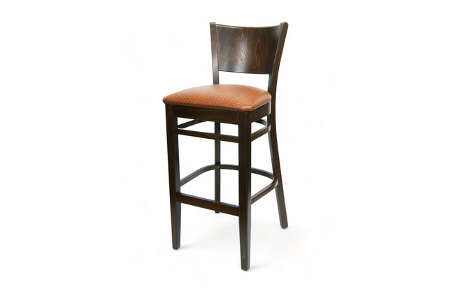AMKO 2840P Restaurant Solid Wood Barstool