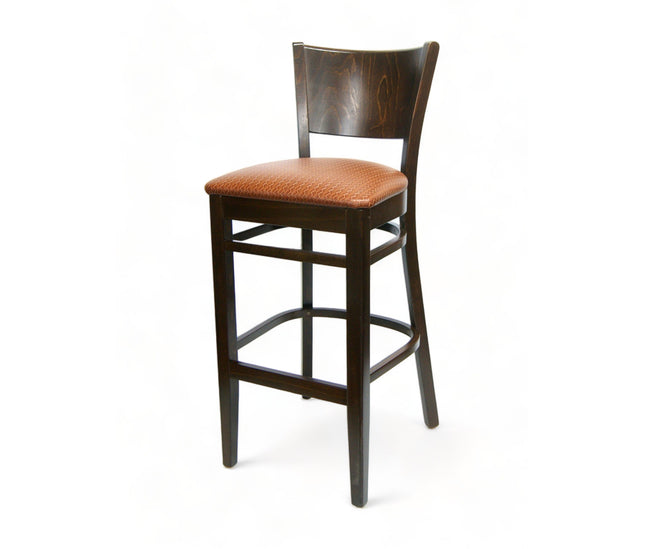 AMKO 2840P Restaurant Solid Wood Barstool