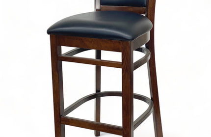 AMKO 2865P Restaurant Solid Wood Barstool