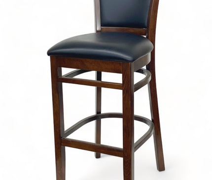 AMKO 2865P Restaurant Solid Wood Barstool