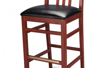 AMKO 2869P Restaurant Solid Wood Barstool