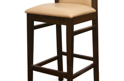 AMKO 2875P Restaurant Solid Wood Barstool