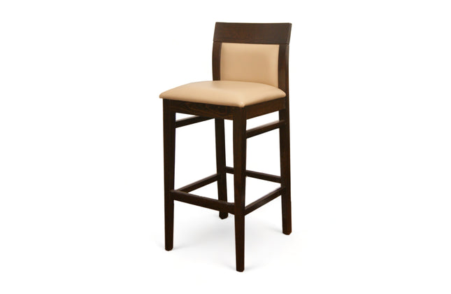 AMKO 2875P Restaurant Solid Wood Barstool