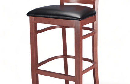 AMKO 2890P Restaurant Solid Wood Barstool