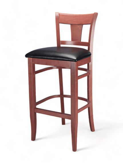 AMKO 2890P Restaurant Solid Wood Barstool