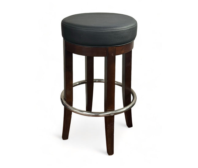 AMKO 3170 Restaurant Solid Wood Barstool