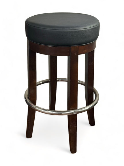 AMKO 3170 Restaurant Solid Wood Barstool