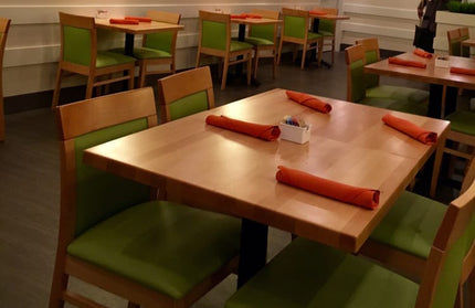 AMKO T23 Beechwood Natural Butcher Block Restaurant Table Top