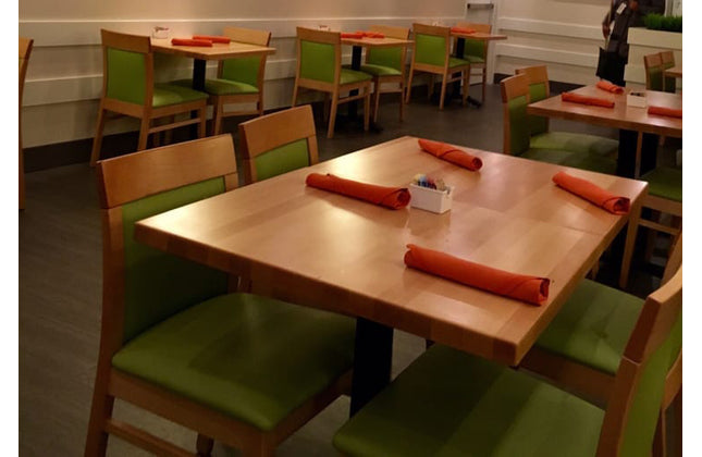 AMKO T23 Beechwood Natural Butcher Block Restaurant Table Top