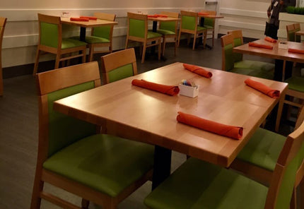 AMKO T23 Beechwood Natural Butcher Block Restaurant Table Top