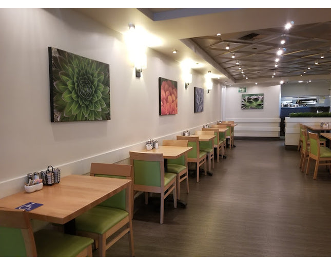 AMKO 875P Natural Commercial Grade Restaurant Wood Chair