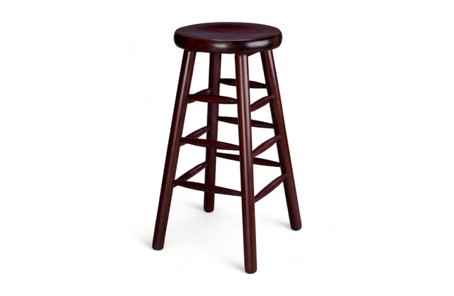 AMKO 3380w Restaurant Solid Wood Barstool