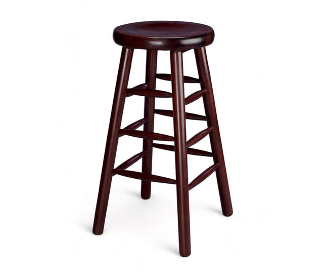 AMKO 3380w Restaurant Solid Wood Barstool