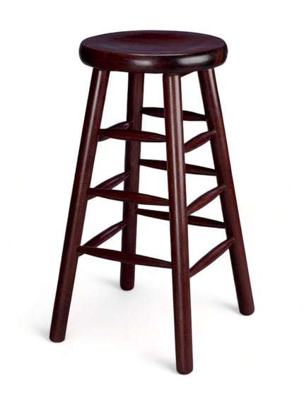 AMKO 3380w Restaurant Solid Wood Barstool