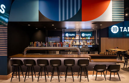 AMKO M3567 Metal Frame Swivel Restaurant Barstool