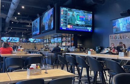 AMKO M3567 Metal Frame Swivel Restaurant Barstool