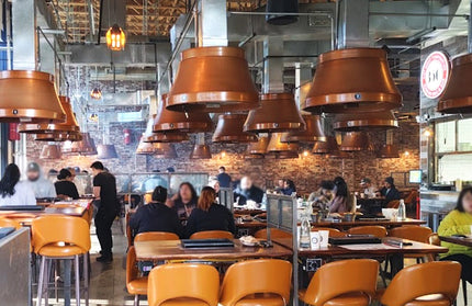 AMKO M5670 Orange Commercial Grade Restaurant Chair