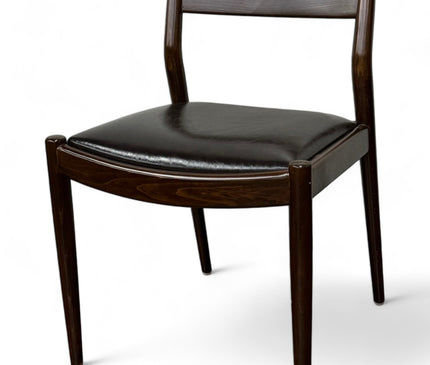 AMKO 416P Walnut Commercial Grade Restaurant Wood Chair