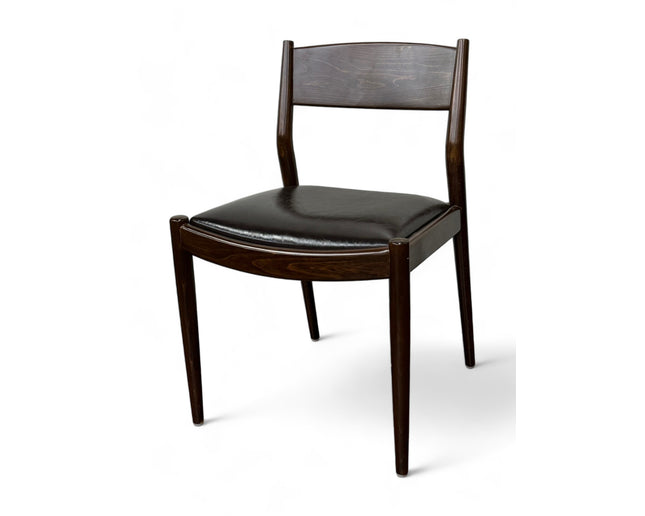 AMKO 416P Walnut Commercial Grade Restaurant Wood Chair