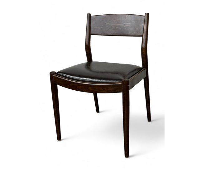 AMKO 416P Walnut Commercial Grade Restaurant Wood Chair