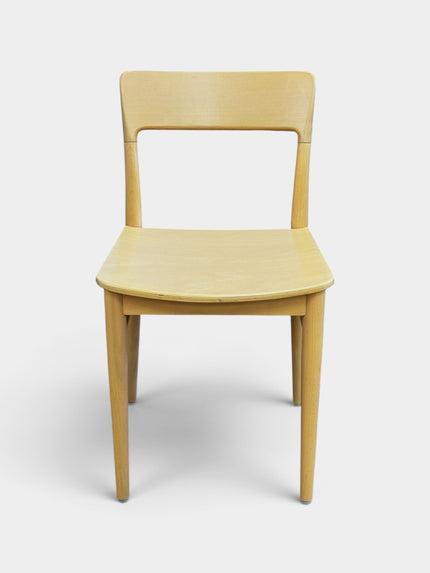 AMKO 453 Natural Beechwood Commercial Grade Restaurant Wood Chair