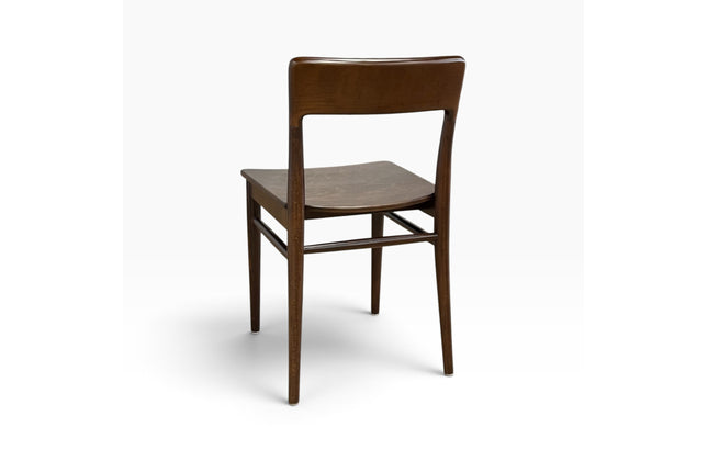 AMKO 453 Walnut Beechwood Commercial Grade Restaurant Wood Chair