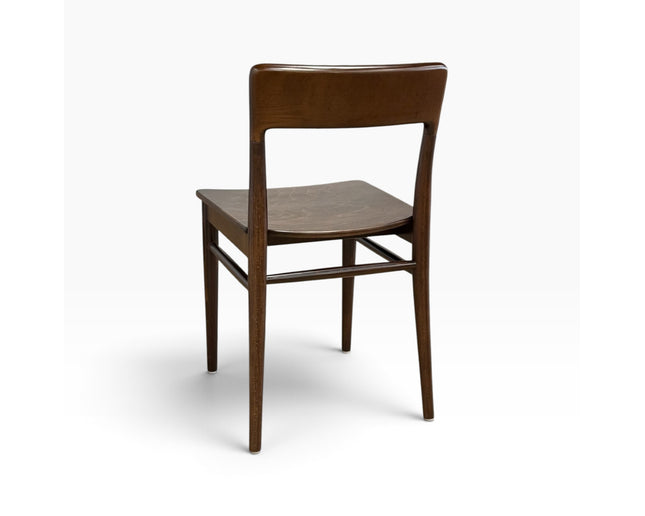 AMKO 453 Walnut Beechwood Commercial Grade Restaurant Wood Chair