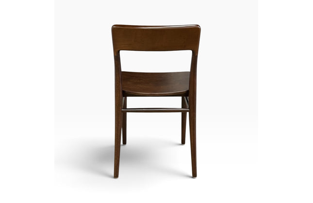 AMKO 453 Walnut Beechwood Commercial Grade Restaurant Wood Chair