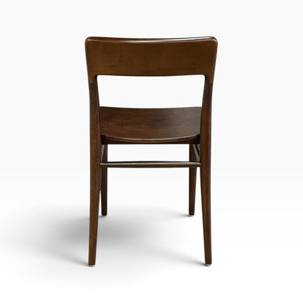 AMKO 453 Walnut Beechwood Commercial Grade Restaurant Wood Chair