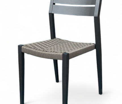 AMKO 455SB Taupe Aluminum Commercial Grade Restaurant Chair