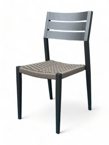 AMKO 455SB Taupe Aluminum Commercial Grade Restaurant Chair