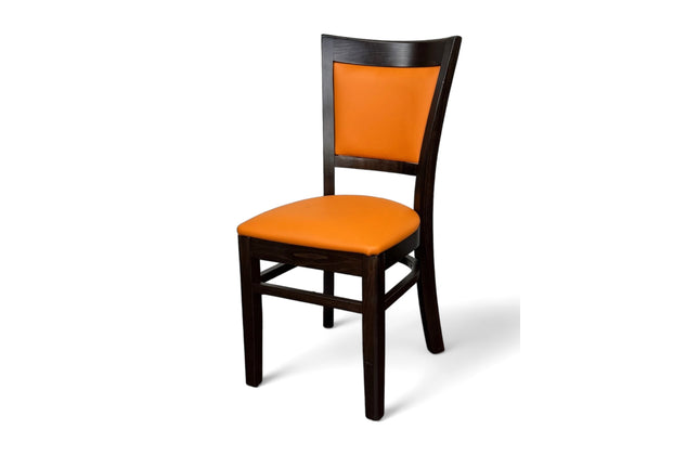 AMKO 461P Walnut Commercial Grade Restaurant Wood Chair