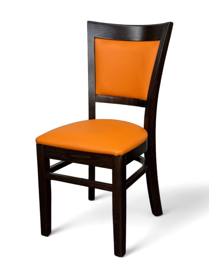 AMKO 461P Walnut Commercial Grade Restaurant Wood Chair