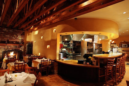 AMKO 2527P Restaurant Solid Wood Barstool