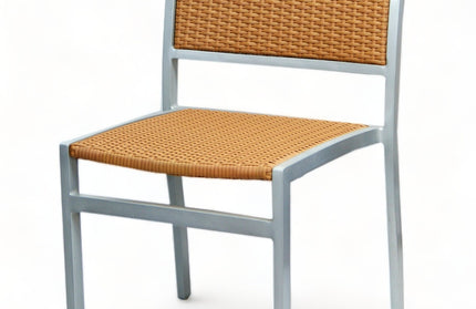 AMKO 528SH Honey Aluminum Commercial Grade Restaurant Chair