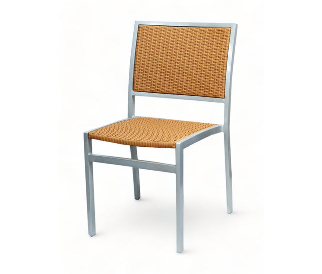 AMKO 528SH Honey Aluminum Commercial Grade Restaurant Chair