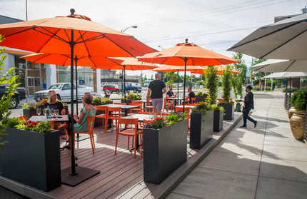 AMKO P148 Orange Commercial Grade Restaurant Durable Plastic Chair