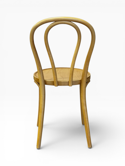 AMKO 600V Natural Commercial Grade Restaurant Wood Chair