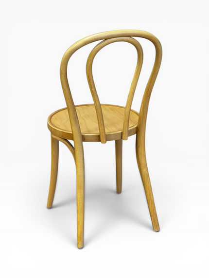 AMKO 600V Natural Commercial Grade Restaurant Wood Chair