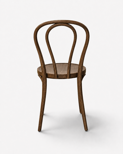 AMKO 600V Walnut Commercial Grade Restaurant Wood Chair