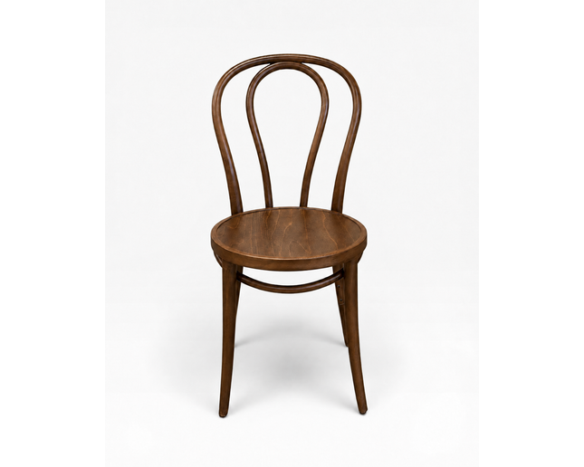 AMKO 600V Walnut Commercial Grade Restaurant Wood Chair