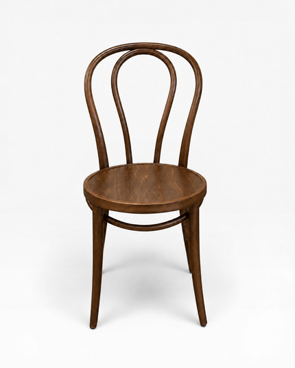 AMKO 600V Walnut Commercial Grade Restaurant Wood Chair