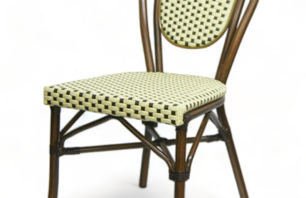 AMKO 606SW Beige and Black Aluminum Commercial Grade Restaurant Chair (Copy)