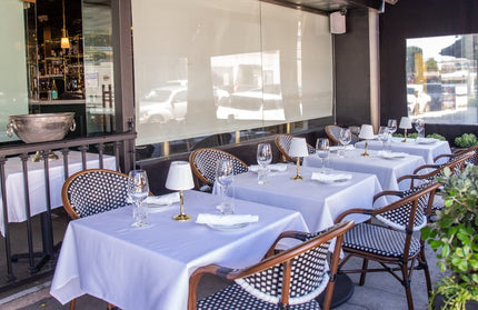 AMKO 606AB Black and White Aluminum Commercial Grade Restaurant Chair