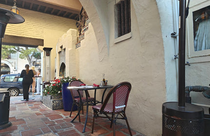 AMKO 608SR Red and White Aluminum Commercial Grade Restaurant Chair