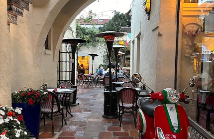 AMKO 608SR Red and White Aluminum Commercial Grade Restaurant Chair