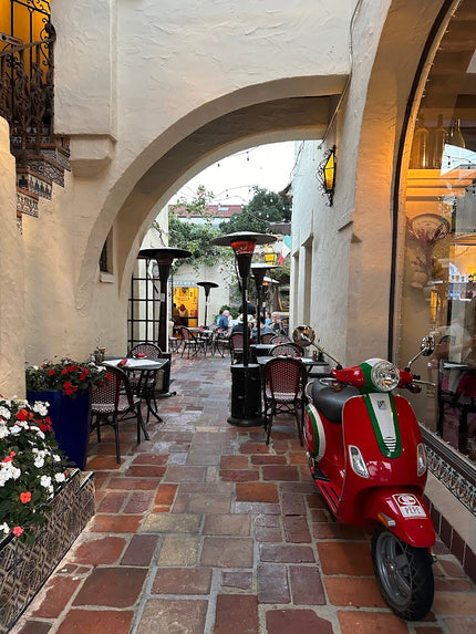 AMKO 608SR Red and White Aluminum Commercial Grade Restaurant Chair