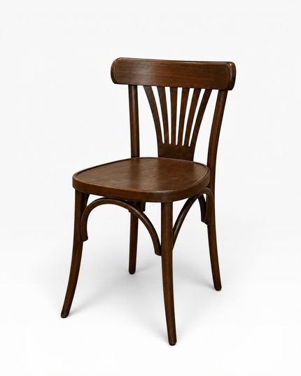 AMKO 620V Walnut Commercial Grade Restaurant Wood Chair