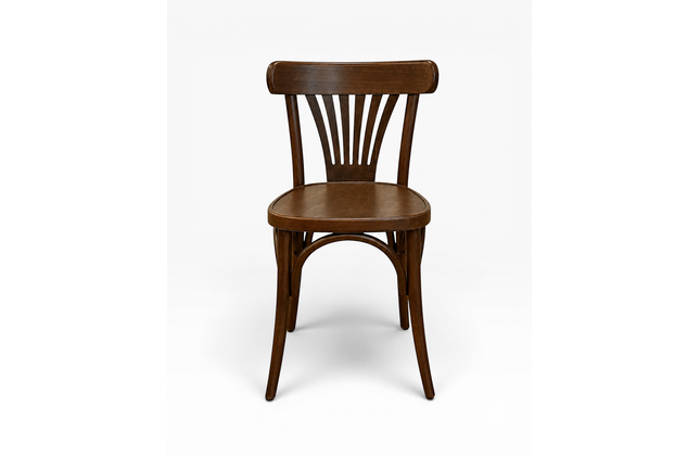 AMKO 620V Walnut Commercial Grade Restaurant Wood Chair